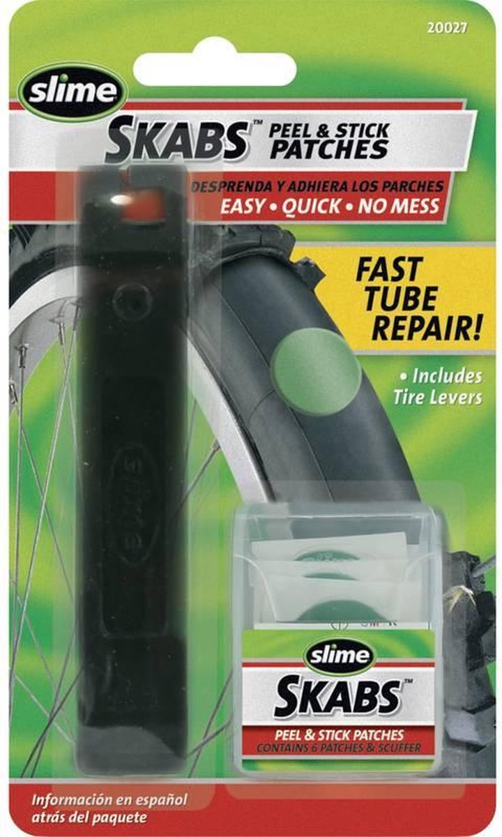 Slime Skabs Zelfklevende Plakkers 6 Stuks Met Bandenlichters