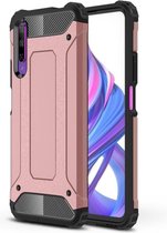 Armor Hybrid Back Cover - Huawei P Smart Pro Hoesje - Rose Gold