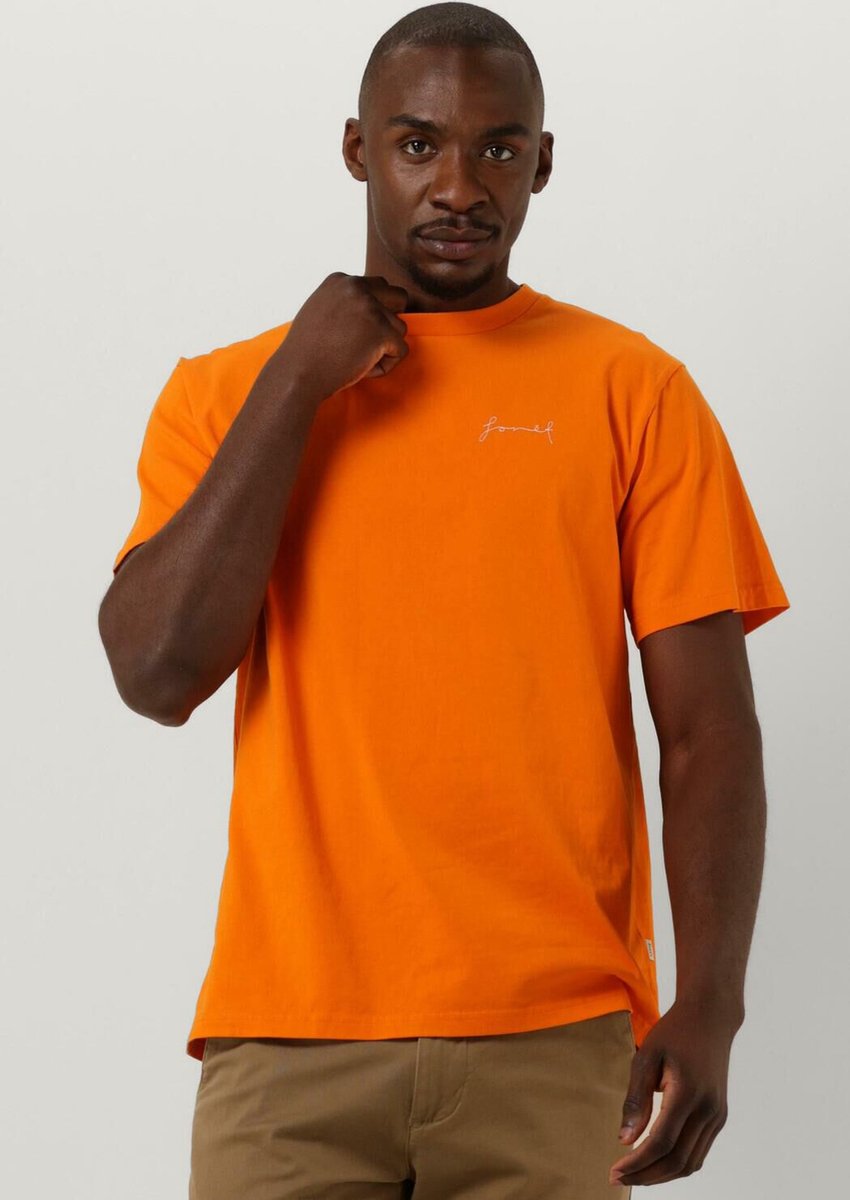 Forét Pitch Polo's & T-shirts Heren - Polo shirt - Oranje - Maat S