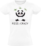 MssPanda Dames T-shirt | panda | matchend | vrolijk | gek | bamboe | koppel |