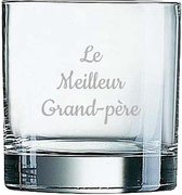 Whiskeyglas gegraveerd - 38cl - Le Meilleur Grand-père