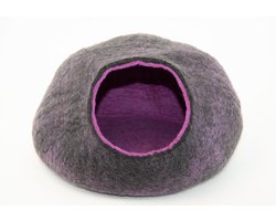 Cat cave kattenmand purple