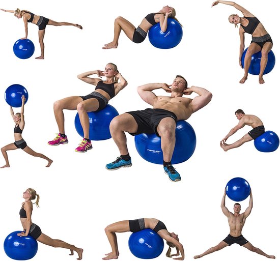 Dij de sneeuw Uitgraving Tunturi Fitness bal - Yoga bal inclusief pomp - Pilates bal - Zwangerschaps  bal - 90... | bol.com