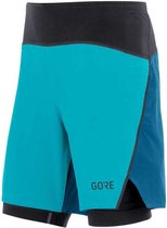 Gore® Wear R7 2 In 1 Korte Broek Blauw L Man