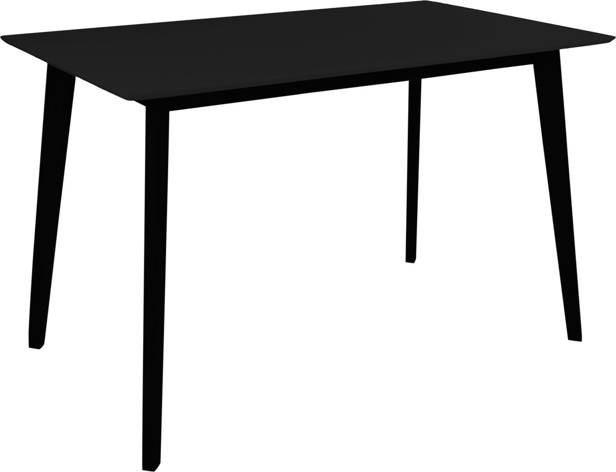 Ovale eiken eettafel met tapse tafelpoot - Mister Tafel