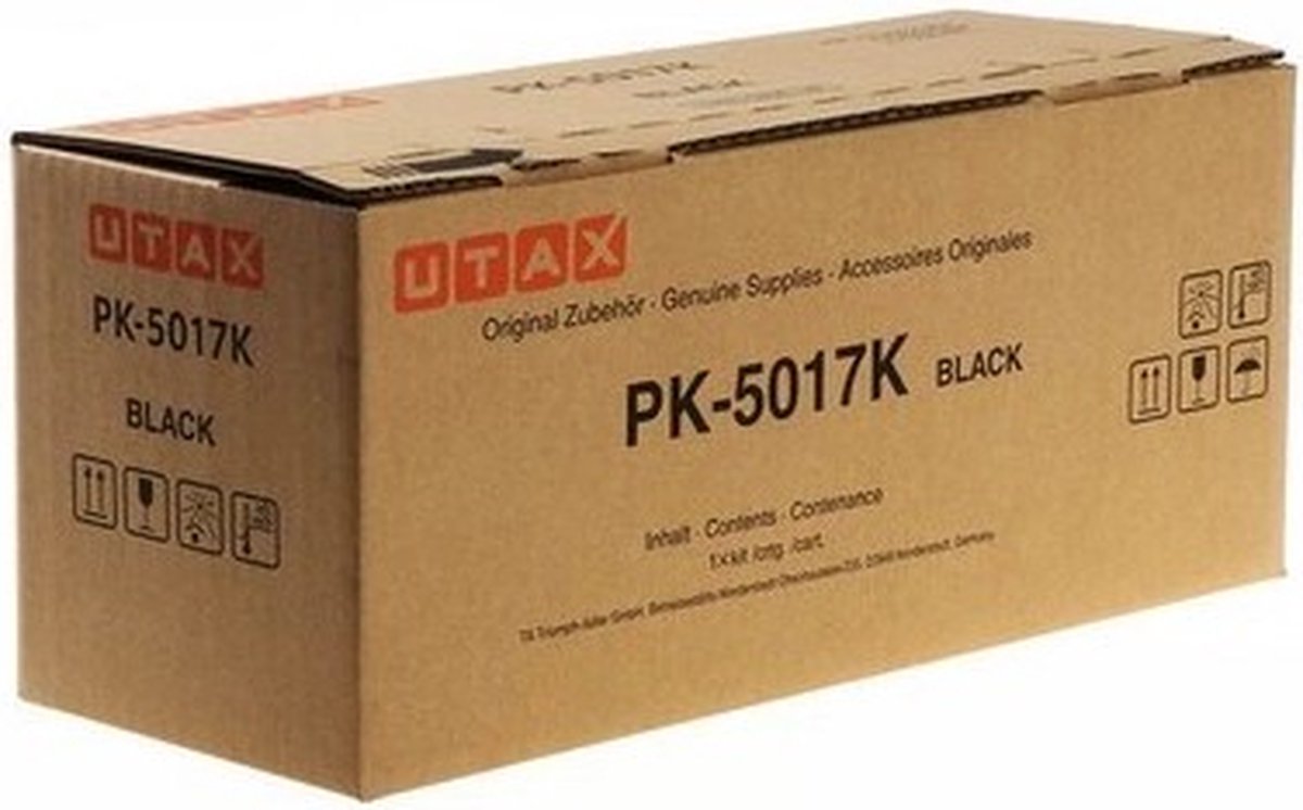 UTAX 1T02TV0UT0 tonercartridge 1 stuk(s) Origineel Zwart