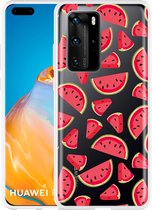 Huawei P40 Pro Hoesje Watermeloen Designed by Cazy