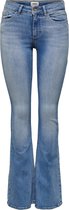 Only Jeans Onlblush Life Mid Flared Dnm Tai467 15245444 Blue Clair Demin Femme Taille - W30 X L30