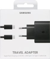 Samsung Power Adapter 45W - USB-C naar USB-C Kabel - 1m - Zwart