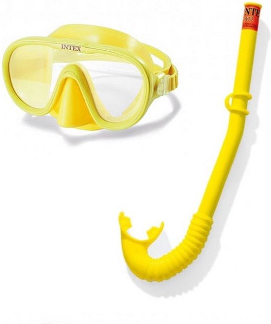 Intex Duikbril met Snorkel - Adventurer Set - Geel