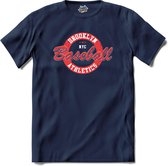 Brooklyn NYC Baseball Athletics | Basketbal - Sport - Basketball - T-Shirt - Unisex - Navy Blue - Maat M