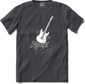 Rock and Roll It’s More Than Just Music | Muziek - Gitaar - Hobby - T-Shirt - Unisex - Mouse Grey - Maat XL