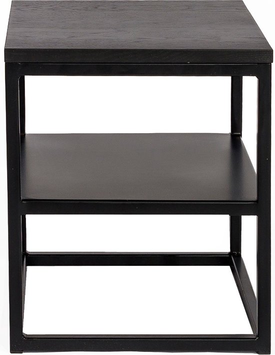 Lions Design Table de chevet Rovero Zwart