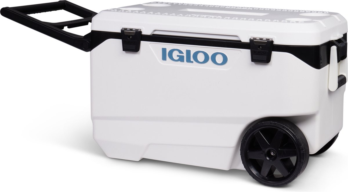 Igloo Marine Latitude 90 Roller - Limited Edition Koelbox op wielen - 85 Liter - Wit