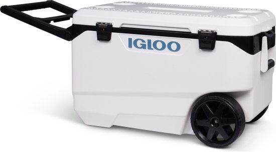 Foto: Igloo marine latitude 90 roller limited edition koelbox op wielen 85 liter wit