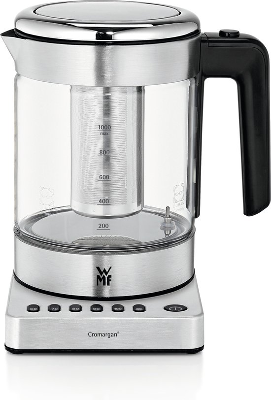 Foto: Wmf 0413180012 kitchenminis thee waterkoker 1960w 1l rvs glas