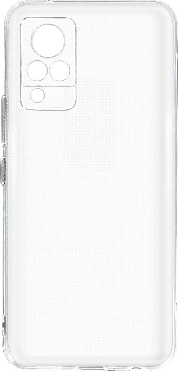 Geschikt voor Vivo V21 Case Resistant Soft Flexible Gel Silicone transparant