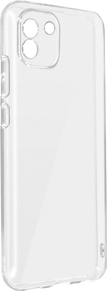 Geschikt voor Samsung Galaxy A03 Case Resistant Soft Flexible Gel Silicone transparant