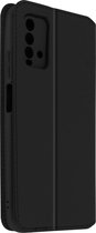 Hoes Geschikt voor Xiaomi Redmi 9T klep portefeuille, video standaard zwart