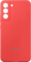 Samsung Siliconen Hoesje geschikt voor Samsung Galaxy S22 - Coral