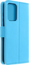 Cover Geschikt voor Xiaomi Redmi Note 10 Pro Flip Wallet Stand Video blauwe