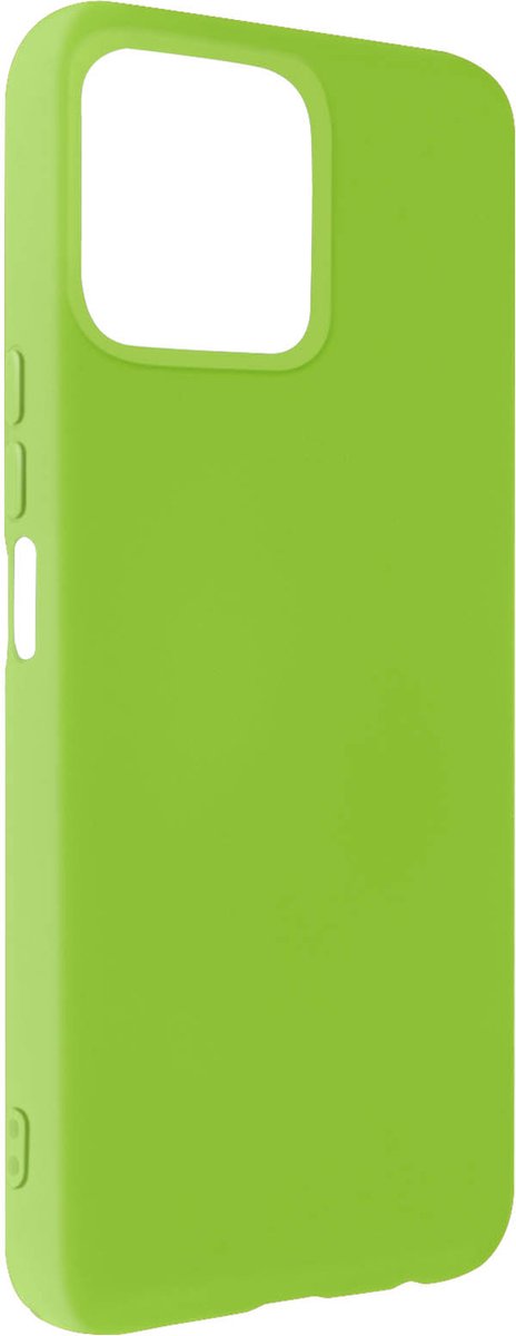Geschikt voor Honor X8 siliconen hoesje semi-rigide Soft-touch afwerking groen