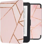 Kobo Clara 2E hoesje - Kobo Clara 2E sleepcover - iMoshion Design Slim Hard Case Bookcase - Pink Graphic