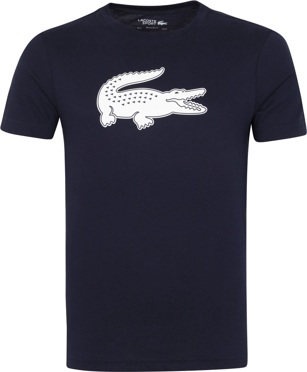 Lacoste Sport T-Shirt Jersey Donkerblauw Heren – Regular-fit