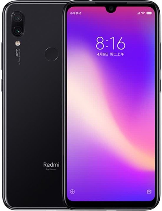 Custodia Asuwish Per Xiaomi Redmi Note 7 / Note 7 Pro Con Pellicola In Vetro Temperato - Morbida TPU Sottile, Nero