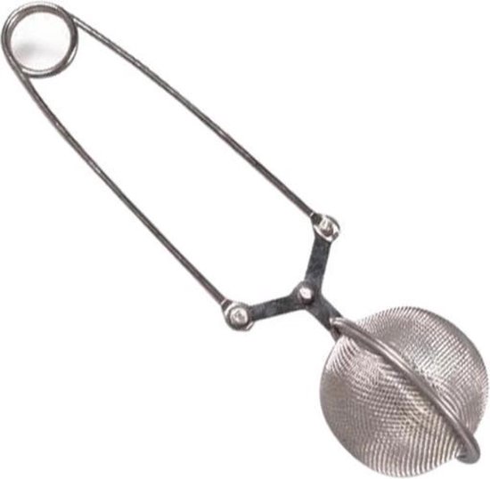 Boule à Thé En Acier Inoxydable Avec Chaîne - Infuseur à Maille Fine Pour Thé, épices, Soupes | Taille L Ou S