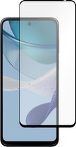 Cazy Full Cover Glass Screen Protector geschikt voor Motorola Moto G53 5G - Zwart