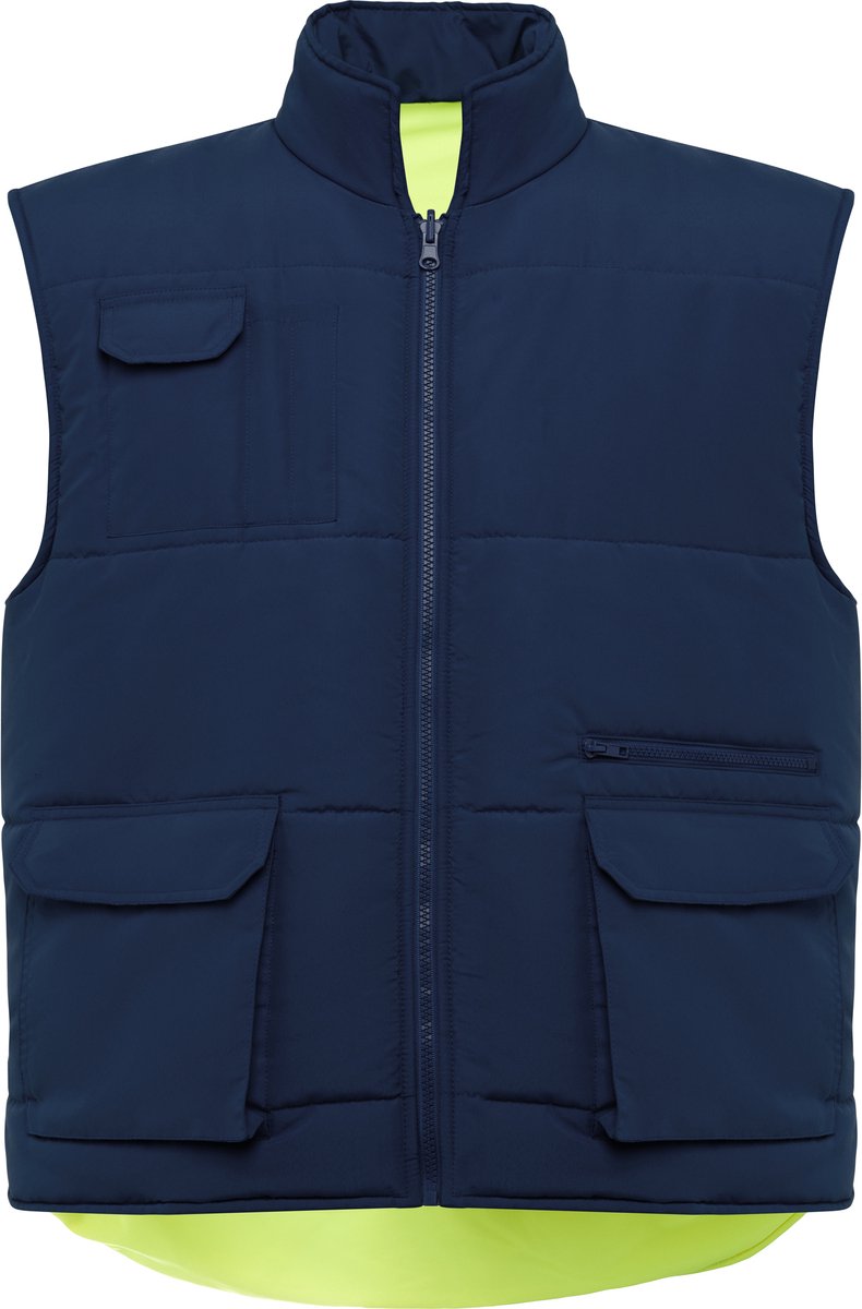 Roly Vest Persei RY9313 - Navy Blue 55/Fluor Yellow 221 - S