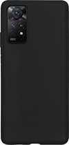 Hoesje Geschikt voor Xiaomi Redmi Note 11 Hoesje Siliconen Cover Case - Hoes Geschikt voor Xiaomi Redmi Note 11 Hoes Back Case - Zwart