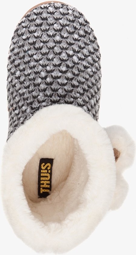 Hot Potatoes Hittisau pantoffels voor dames, Grijs, 40 EU