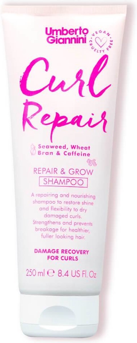 Umberto Giannini - Curl Repair & Grow Shampoo - 250ml