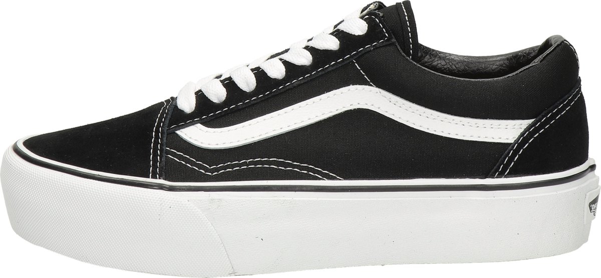 Black sale platform vans
