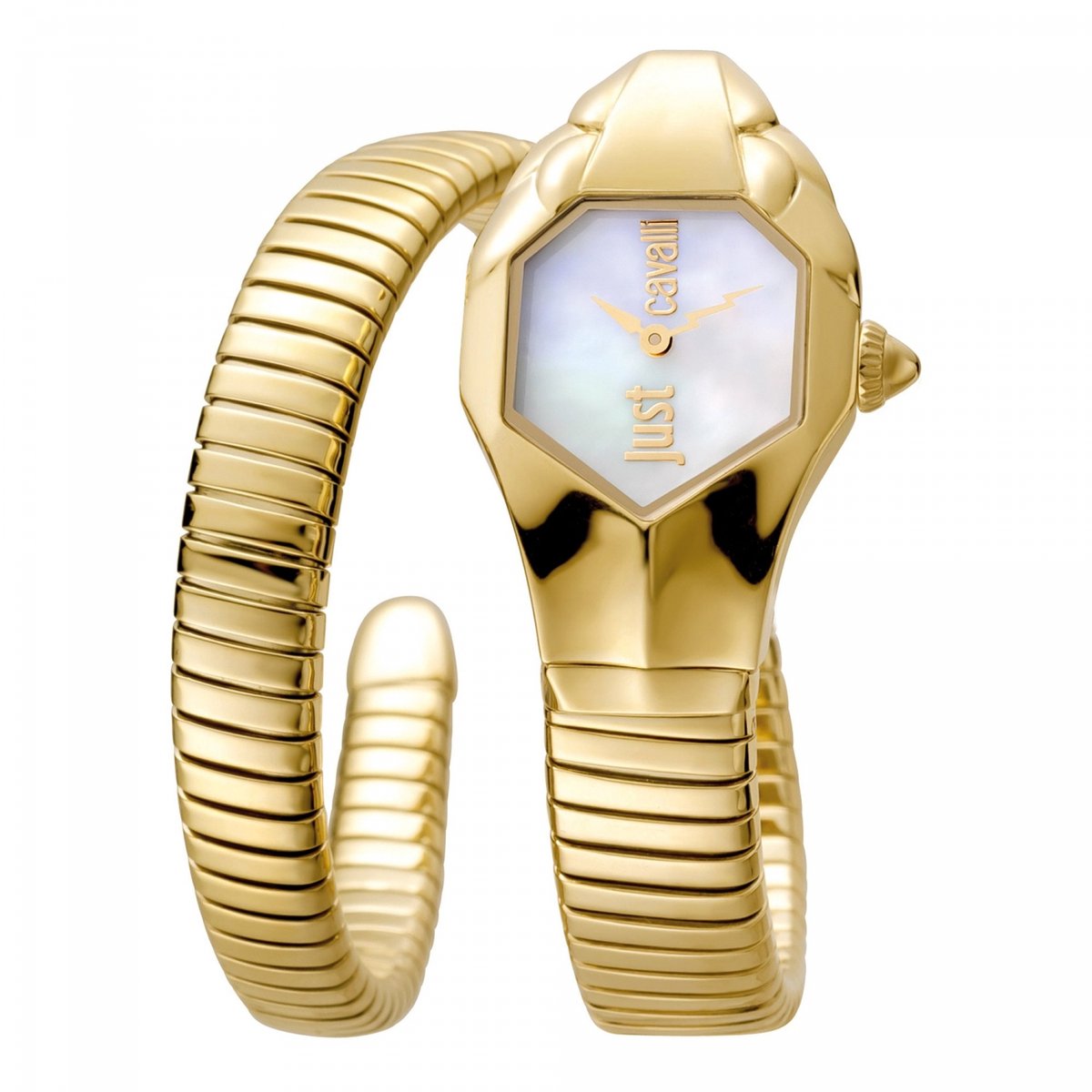 Just Cavalli JC1L001M0025 horloge vrouw - Roestvrij Staal - goud