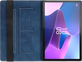 Mobigear Folio 3 - Coque Lenovo Tab P11 Pro Gen 1 Etui - Bleu