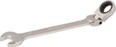Silverline Flexibele steek-ringratelsleutel 17 mm