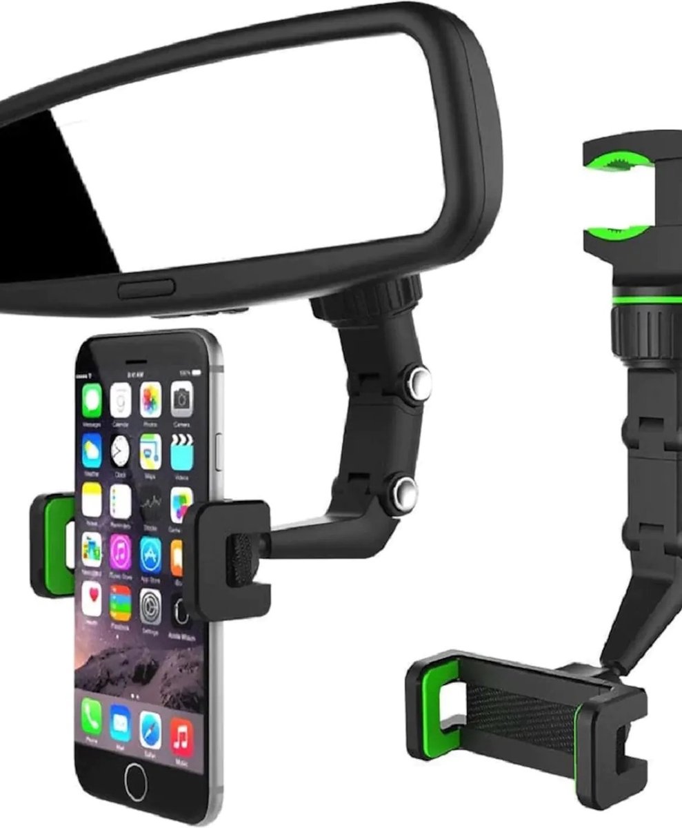 Telefoonhouders Auto Spiegel - Binnenspiegel - Hoofdsteun, Keuken, Tafel, Bureaublad - Smartphone Mobiel Houder