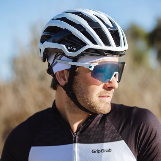 GripGrab - UPF 50+ Lightweight Zomer Fiets Helmmuts UV Bescherming Fietsmuts Skull Cap - Wit - Unisex - Maat One Size van Merkloos — afbeelding 3