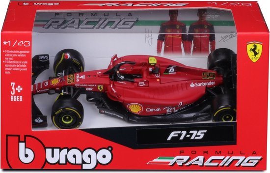 BBURAGO Pack de 2 véhicules Formule 1 Écurie Ferrari pas cher BBURAGO Pack de 2 véhicules Formule 1 Écurie Ferrari pas cher