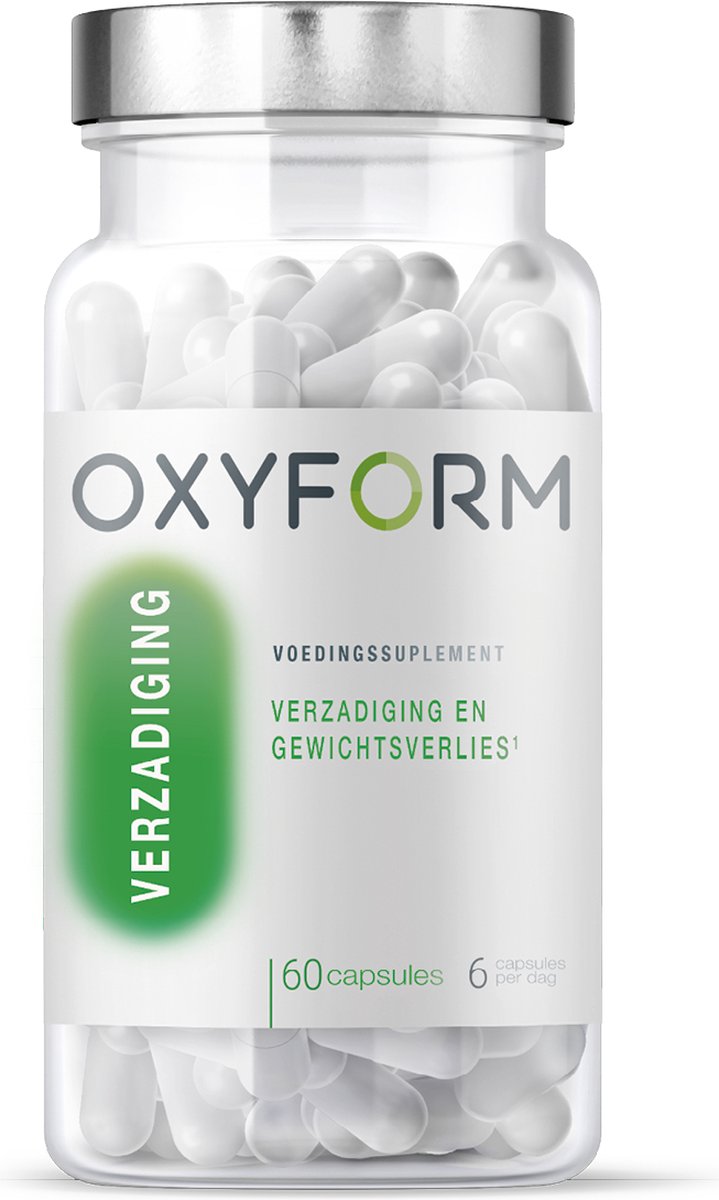 Oxyform I eetlust onderdrukkende en gewichtsverlies natuurlijk I 60 Capsules I Voedingssupplement I Konjac glucomannaan spirulina I Verzadigings- & Afslankkuur I Anti-oxidant I Gemaakt in Belgium - OXYFORM BY OXYLENT