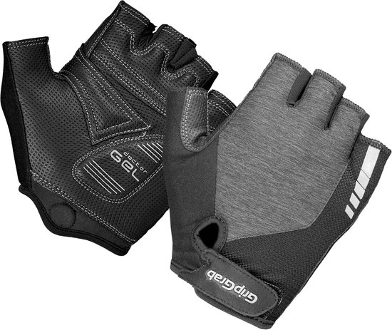 GripGrab - Women's ProGel Padded Korte Vinger Zomer Fietshandschoenen - Grijs - Vrouwen - Maat L