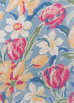 Vloerkleed Laura Ashley Tulips China Blue 82208 - maat 140 x 200 cm