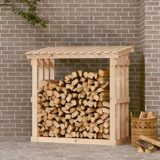 Haardhoutrek 50x28x94 cm staal matzwart kopen