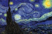 Fotobehang - Vlies Behang - De Sterrennacht van Vincent van Gogh - Schilderij - Kunst - 312 x 219 cm