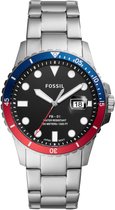 Fossil Blue Heren Horloge FS5657 - Zilverkleurig