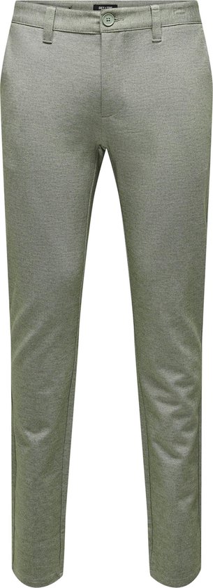 Only & Sons Broek Onsmark Slim Tap 0209 Melange Pant 22026326 Olive Night Mannen Maat - W30 X L32