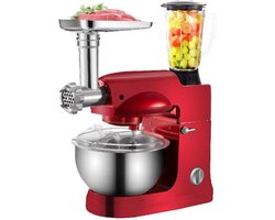Bolture Foodprocessor - Multifunctionele Keukenmachine - 4-in-1 Krachtige Foodprocessor - Foodprocessor met Accessoires - 1000W